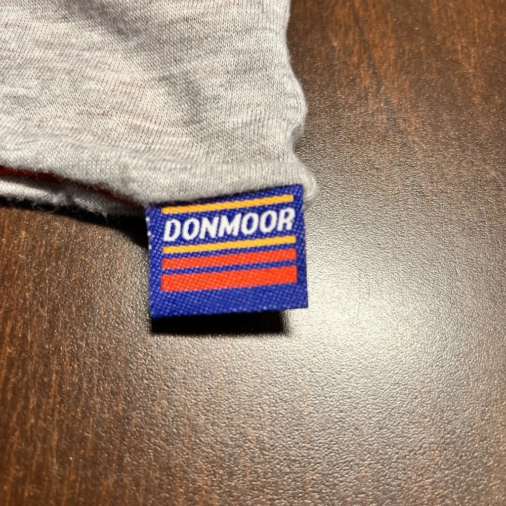 Vintage Donmoor Boys Reversible T-Shirt Red Gray Double Layer USA Sz 6–7 80s EUC
